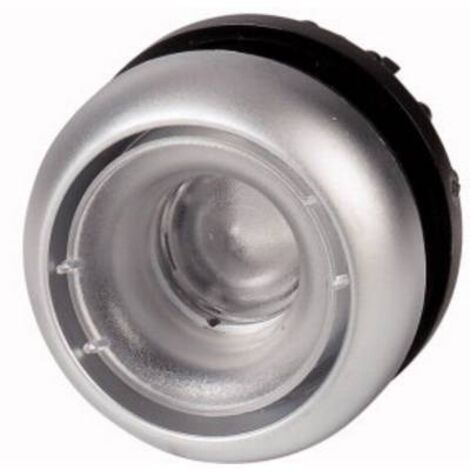 Bouton poussoir lumineux plat sans étiquette à accrochage 000216955 EATON M22 DRL X GVP (1/2)