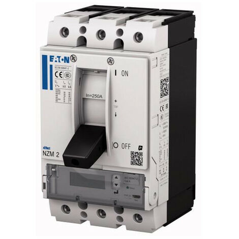 Disjoncteur PXR25 4p,250A sur socle protection neutre variable 000192101 EATON NZMH2 4 PX250/VAR TZ SVE (1/2)