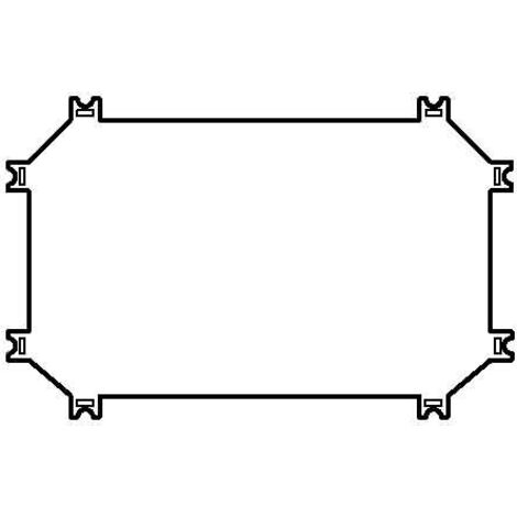 Platine de montage,matière isolante,pour coffrets CI43 000088454 EATON IM4 CI43 (1/3)