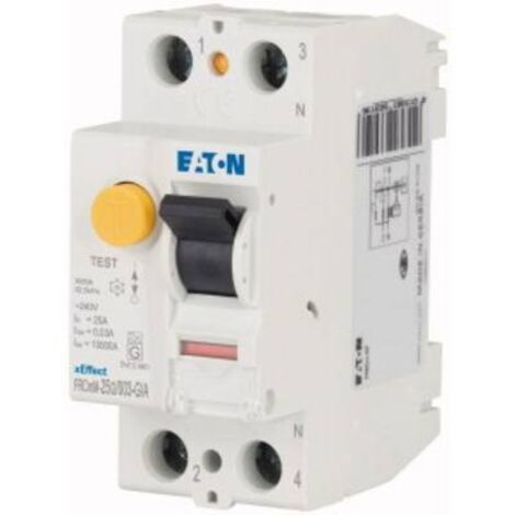 Interrupteur différentiel FRCmM 30mA 2P Type G/A 25A 000170383 EATON FRCMM 25/2/003 G/A (1/3)