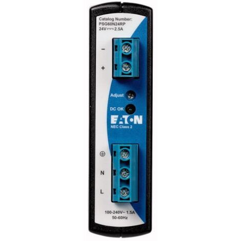 Alimentation,monoph,85 264VAC,24VDC/2,5A 000172890 EATON PSG60N24RP (1/2)