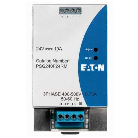 Alimentation,triph,320 600VAC,24VDC/10A 000172884 EATON PSG240F24RM (1/2)