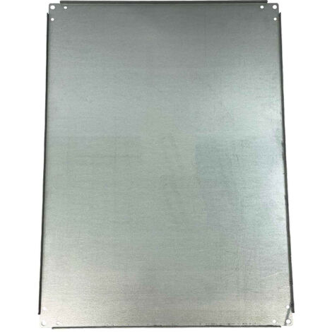 Plaque De Montage Tole électrozinguée Pour Coffret Polyester Aria 86 - 835x635 (1/2)