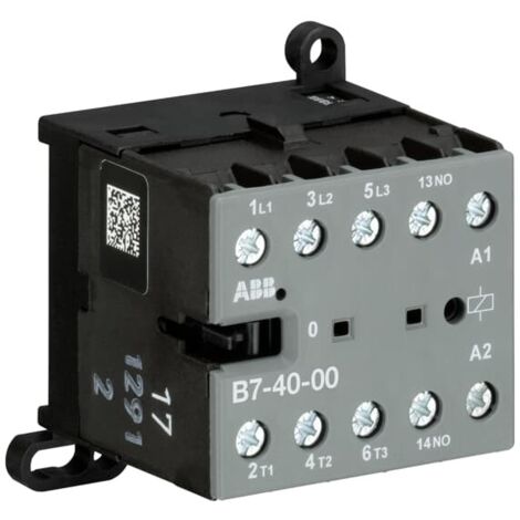 Contacteur ABB série GJL131, 4 pôles , 4NO, 20 A, 110  127 V c.a., 5,5 kW ( Prix pour 1 )