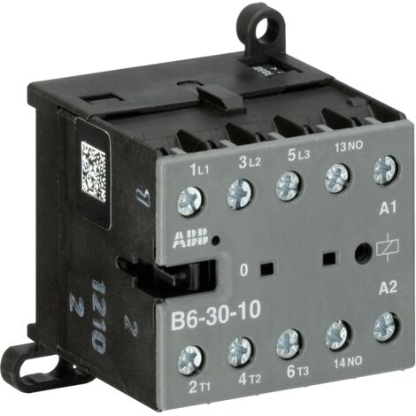 ABB – Mini contacteur 4kW GJL1211001R8105 – 3 pôles + 1No – Courant 20A – Tension 380-415Vac – Bobine silencieuse pour applications industrielles