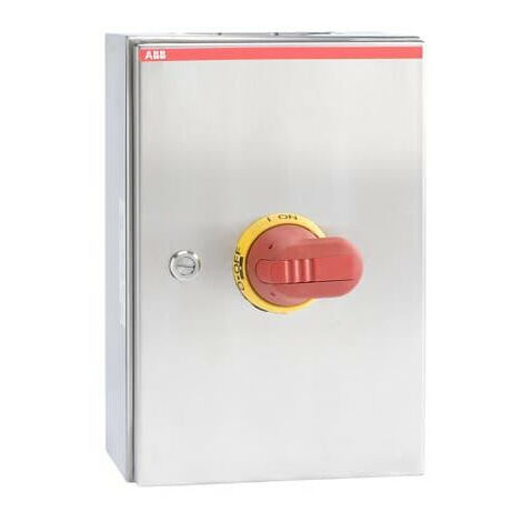Coffret de Proximité Inox 100A 3 pôles IP65 poignée R/J 1SCA022569R7590 ABB 918393 (1/2)