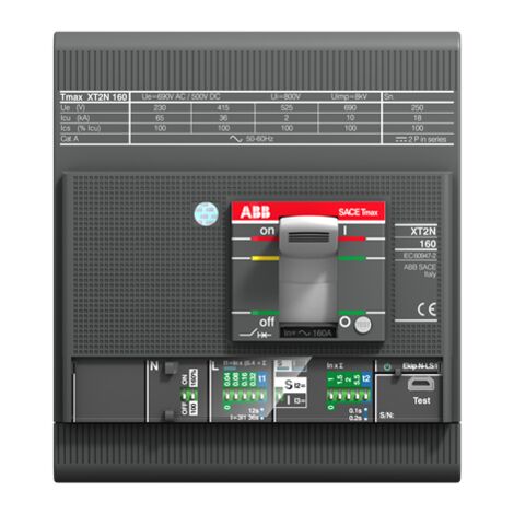Disjoncteur XT2N 4P 25A 36Ka+Decl. Elec. Ls/I 1SDA067091R1 ABB 067091 (1/3)