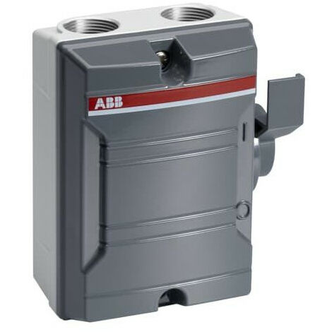 Coffret de Proximité Alu 25A 4 pôles IP65 Gris 2CMA142413R1000 ABB 999012 (1/2)