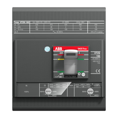 Disjoncteur XT2V 4P 3.2A 150Ka+Decl. Magneto Ther. 1SDA067696R1 ABB 067696 (1/3)