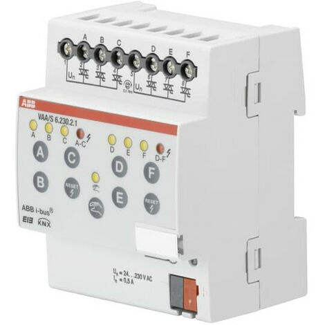 Module 6 Sorties Pilotes de Vannes 230V Mrd 2CDG110116R0011 ABB 588399 (1/3)