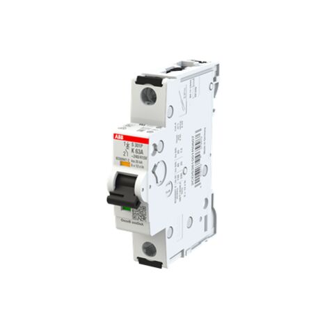 S300P-Disjoncteur 1P-63A-Courbe K-Pdc 15000A-230VAC 25kA-60VDC 25kA-1 module 2CDS381001R0607 ABB A907997 (1/4)