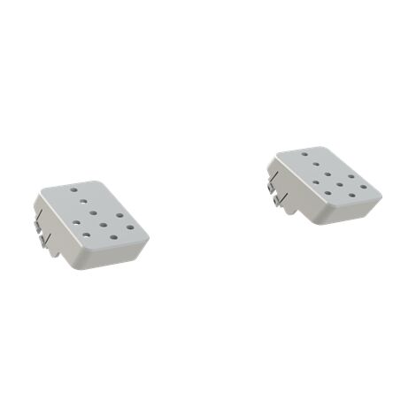 SPEE Combi-Support 45 degré pour goulotte H60/H80mm (Pack 2pcs) 1SZE980150B0280 ABB QAW0080P2 (1/3)