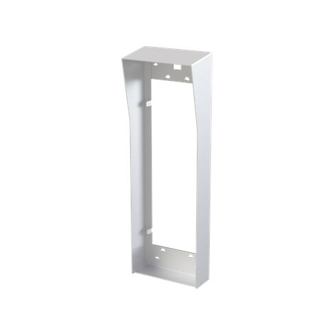 Visière + cadre montage saillie platine alu 1 colonne 5 modules 2TMA220161A0005 ABB 41028WC-A (1/3)