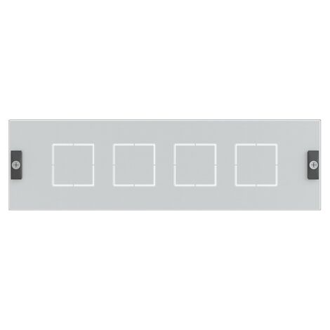 SPEE Combi- Plastron pour Instrument mesure encastré 72x72 L600 H150 1SZE980090B0030 ABB QCM761500 (1/3)