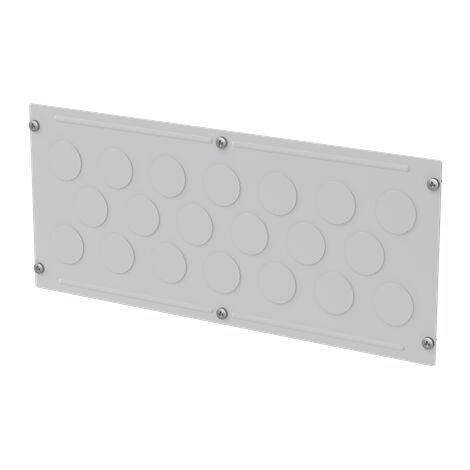 SPEE- Passe-câble métallique pour large ouverture avec prédécoupes 20xM40-L600mm 1SZE990900B0024 ABB Q855F624 (1/3)