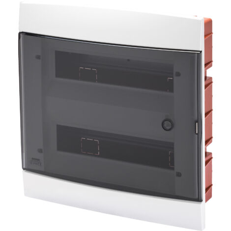 GW40233Tb Central électrique encastré pour mobilier 330x338x28 mm Blanc Latte 24+2 modules