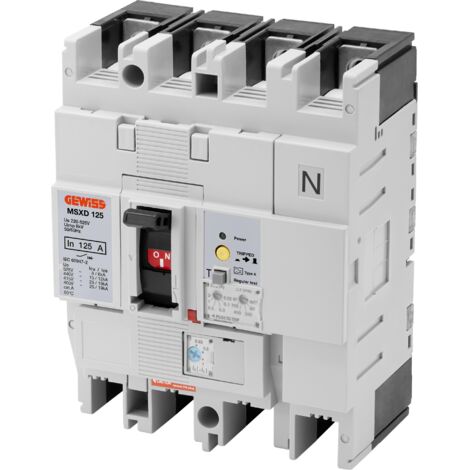 MSXD 125 3P+N 20A 25kA TrMf Term.FC GEWISS GWD9551 (1/2)