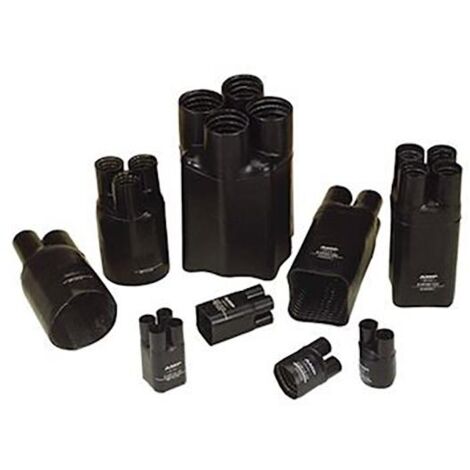 Michaud – Extrémité thermorétractable étanche 240 mm² pour 4 conducteurs – Connexion sécurisée en environnements exigeants – Gaine thermorétractable - BR108 (1/2)