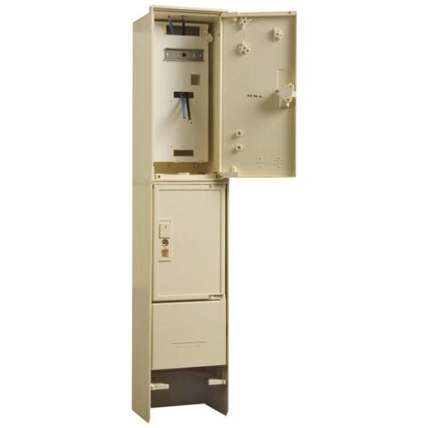 Michaud – Coffret borne haut S22 type 2 – Indice de protection IP54 – Compatible compteur électronique monophasé – Disjoncteur de branchement