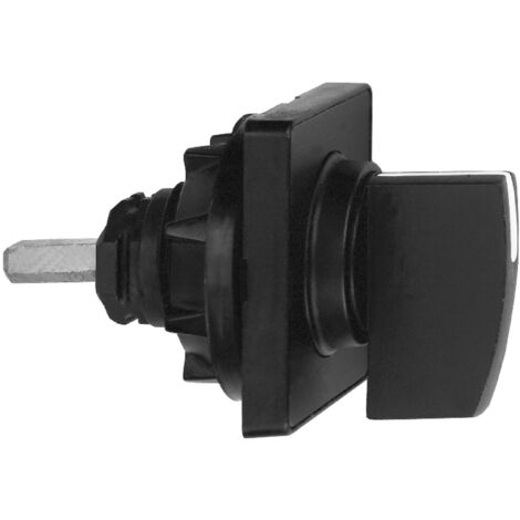 Harmony tête de manoeuvre 45x45mm noir crosse noire marquage à graver SCHNEIDER KAC1H (1/4)