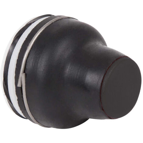 Harmony XACB tête capuchonnée pour bouton-poussoir noir 4mm -25..+70°C SCHNEIDER XACB9112 (1/2)