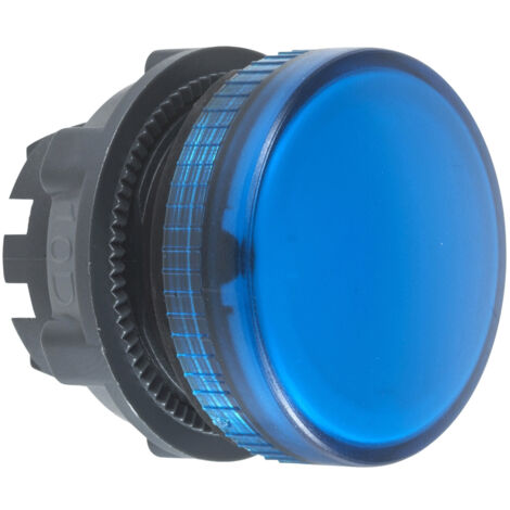 Harmony XB5 tête voyant lumineux DEL diam. 22 lisse bleu SCHNEIDER ZB5AV063 (1/5)