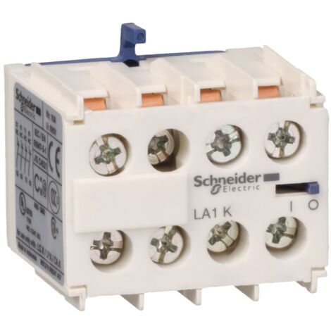 TeSys CA bloc de contacts auxiliaires 0F+4O bornes à vis-étriers SCHNEIDER LA1KN04 (1/2)