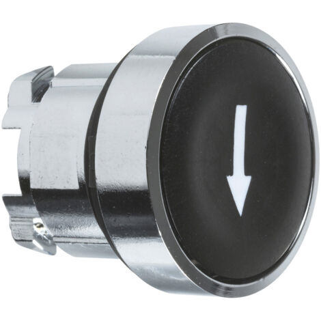 Harmony XB4 tête bouton poussoir affleurant diam. 22 noir texte '' SCHNEIDER ZB4BA335 (1/6)