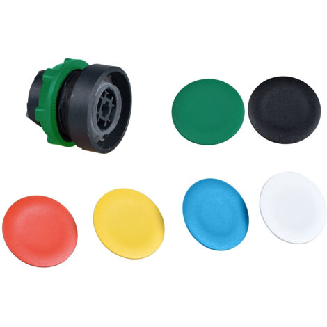 Harmony tête de bouton poussoir diam. 22 choix de 6 couleurs SCHNEIDER ZB5AA9 (1/5)
