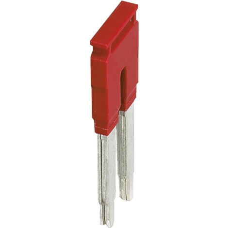 Pont enfichable 2points pour bornes 10mm² rouge SCHNEIDER NSYTRAL102 (1/2)