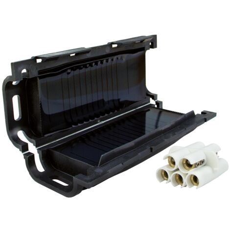 Boîte de dérivation étanche 180x69x40mm – Capacité 3-5 x 6-16mm² – Connecteurs MICHAUD HC006 inclus – Protection jusqu'à 1kV