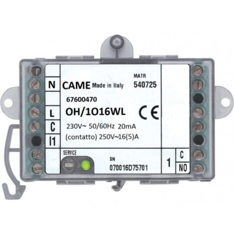 Module 1 sortie numérique radio CAME 67600470 (1/2)