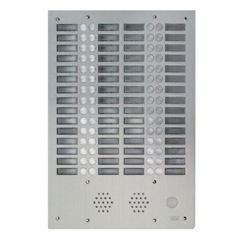 Plaque a.v alu 6mm 4r 60bp URMET 7774/60 (1/2)