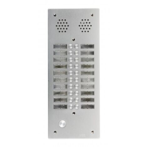 Plaque a.v alu 6mm 2r 20bp URMET 7772/20 (1/2)