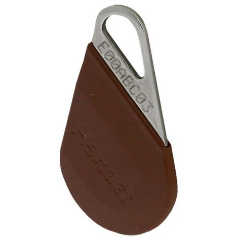 Badge de proximité Mifare 13,56 MHz pour contrôle d'accès VIGIK® marron BTICINO BT348246