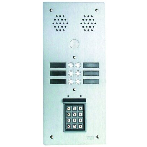 Plaque alu 6mm 2r 16t + s30 ecla URMET 7772/16C (1/2)