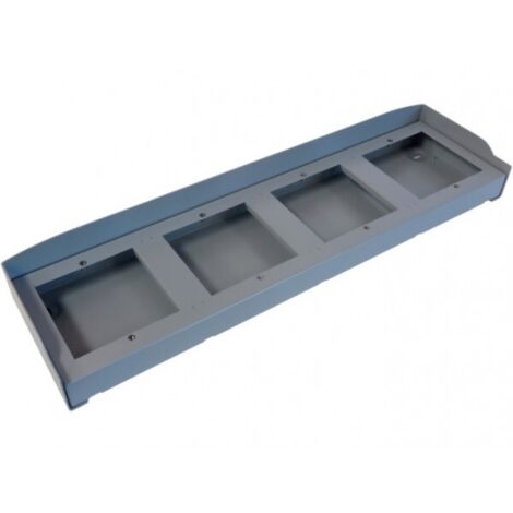 Boîtier à fixer avec visière pour 1 module x 4 CAME 60020450 (1/2)