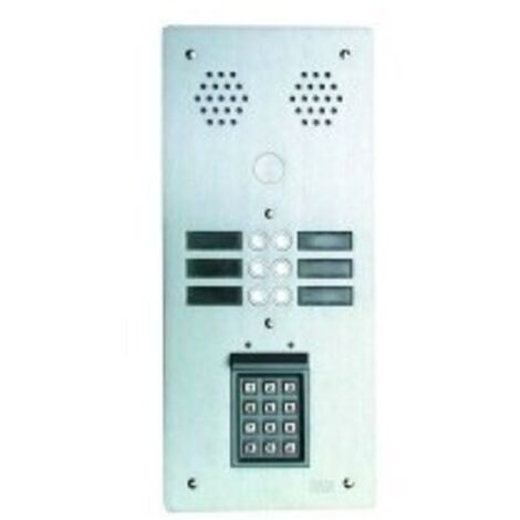 Plaque alu 6mm 2r 4t + s30 ecla URMET 7772/4C (1/2)