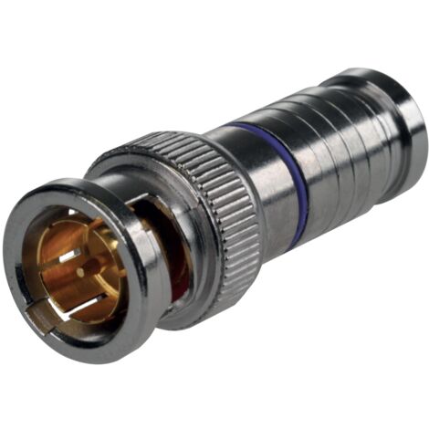 Lot de 25 bnc a compression hd male URMET BNCCOMPHD (1/2)