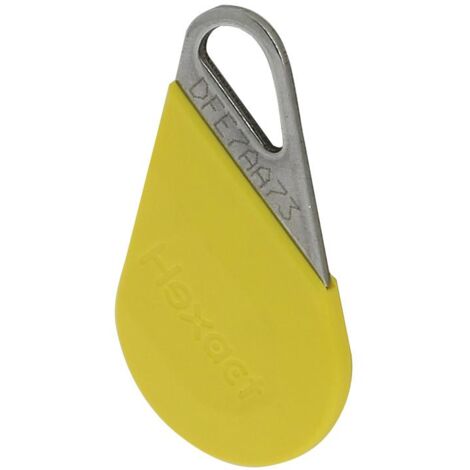 Badge de proximité Mifare 13,56 MHz pour contrôle d'accès VIGIK® jaune BTICINO BT348240