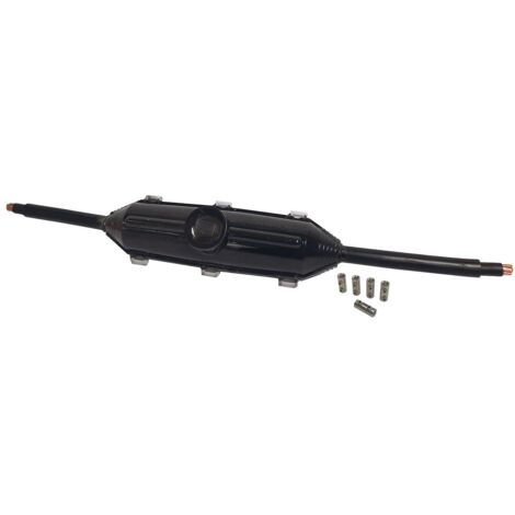 Michaud – Boîte résine jonction 4x35mm² – 4 connecteurs 16-35 – Protection et étanchéité jusqu'à 1kV – Dimensions 355x72x72mm - HC017 (1/3)