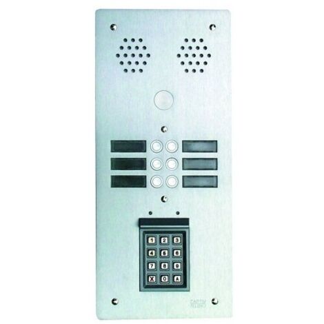 Plaque alu 6mm 2r 10t + s30 ecla URMET 7772/10C (1/2)