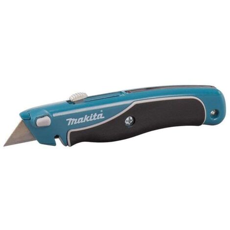 Makita – Couteau à lame rétractable pour découpe précise – Mécanisme de rétraction – Ergonomique – B65785 (1/8)