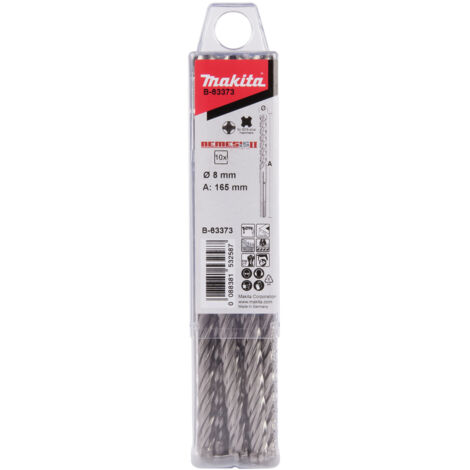 LOT DE 10 FORET SDS PLUS NEMESIS2 8X160MM MAKITA B-63373 (1/3)