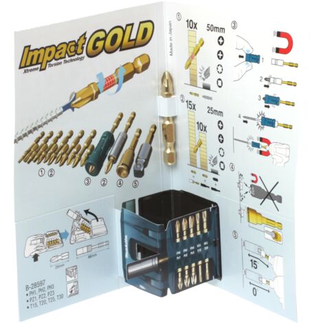 IMPACT GOLD PZ2 AVEC DEPLIANT MAKITA B-28933 (1/2)