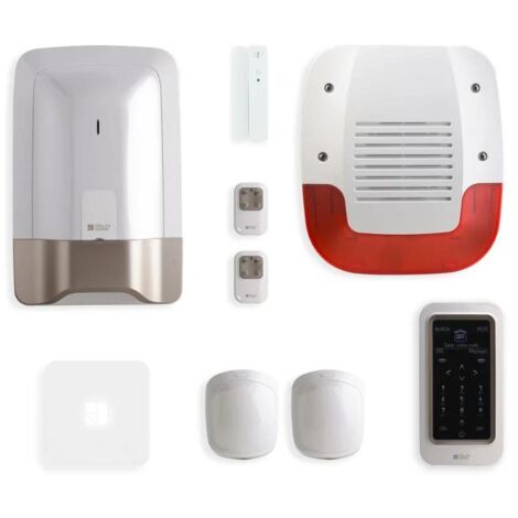 Pack alarme sans fil avec box maison connectée Pack Tyxal+  DELTA DORE 6410192