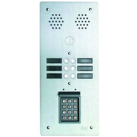 Plaque alu 6mm 2r 6t + s30 ecla URMET 7772/6C