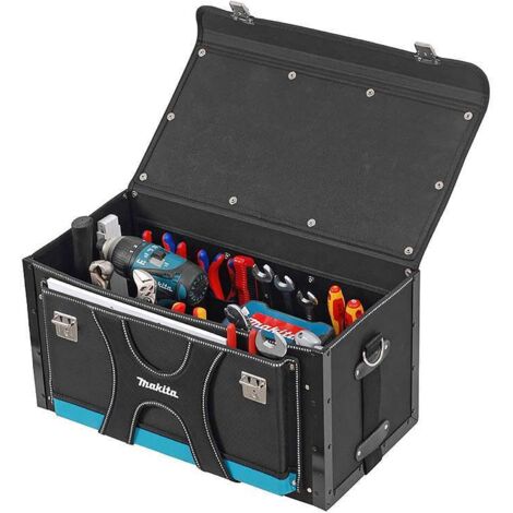 Makita – Malette de rangement 18'' – En plastique résistant – Compartiments modulables pour outils – Pour chantiers et espaces confinés - P-72073