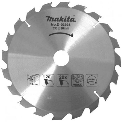 Lame de scie circulaire 355mm – Forage 30mm – 60 dents pour bois dur – Couper net et précis – Compatible scies circulaires Makita (1/4)