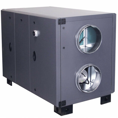Double flux rotatif 3500 m3/h br Rejet vertical + Régul Corrigo + Batt br eau chaude S&P (UNELVENT) 241041